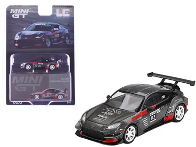 Mini Gt Toyota Gr86 #r3 "larry Chen's Hks Turbocharged Gr86" Gray Metallic With Graphics Limited Edition 1/6 In Black