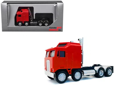 Promotex K100 5 Bar Grill Twin Steer Truck Tractor Red 1/87 (ho) Plastic Model Car By  In Multi