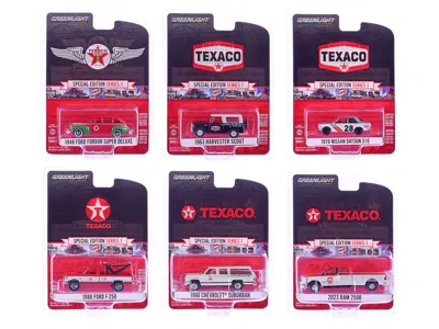 Greenlight Texaco Special Edition Series 1 Set Of 6 Pieces 1/64 Diecast Model Cars By  In Multi