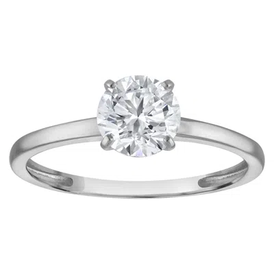 Naturalux 14k Yellow Gold 1 Ct Lab Grown Diamond Solitaire Ring In Metallic