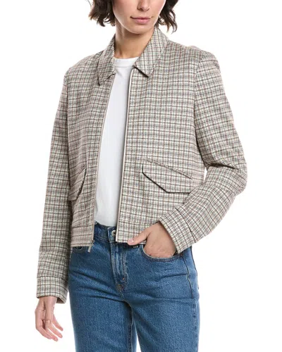 Theory Zip Jacket In Gray