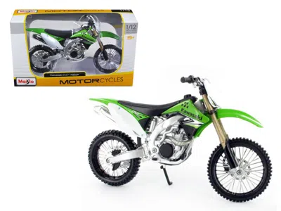 Maisto Kawasaki Kx 450f Green 1/12 Diecast Motorcycle Model By  In Multi