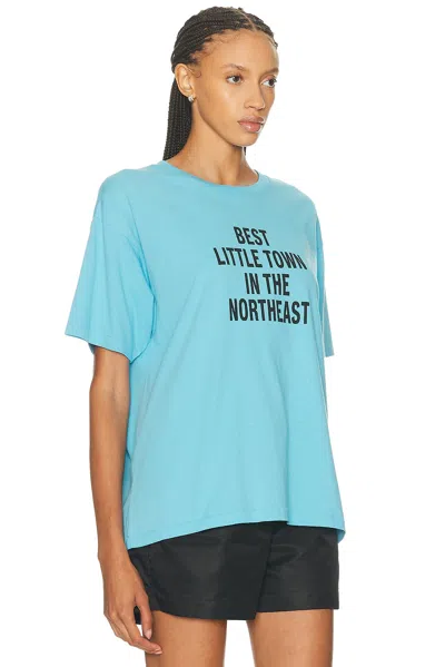 Bode Laketown Tee In Blue