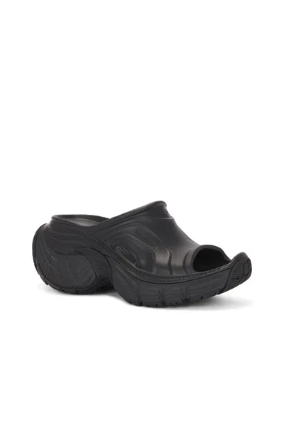 Balenciaga 6xl Slide Sandals In Black