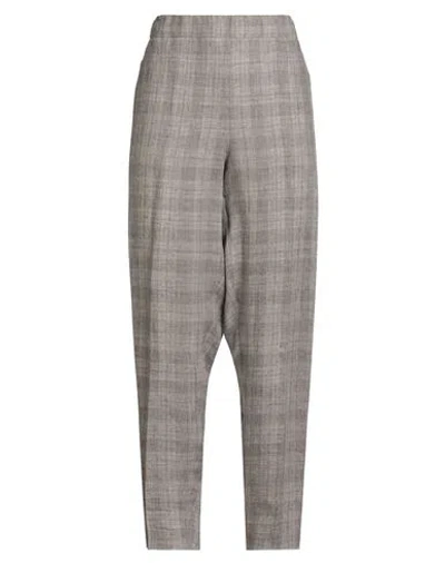 Fabiana Filippi Woman Pants Taupe Size 4 Linen In Burgundy