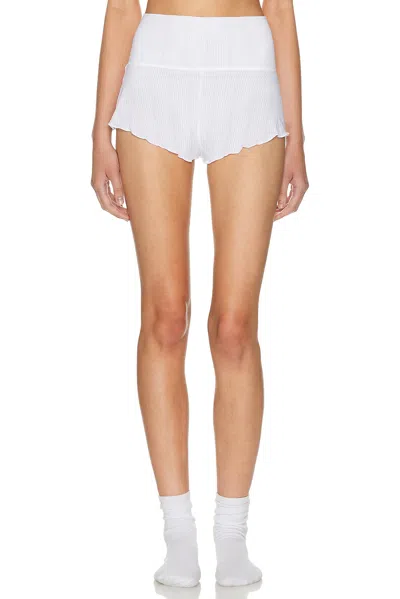Negative Underwear Whipped Mini Short In White