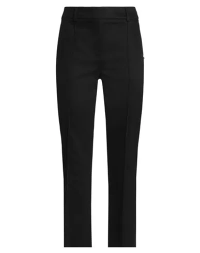 Sportmax High Waist Straight Leg Trousers In Black