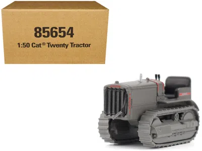 Diecast Masters Cat Caterpillar Twenty Tractor Gray "centennial Series" 1/50 Diecast Model By  In Gray