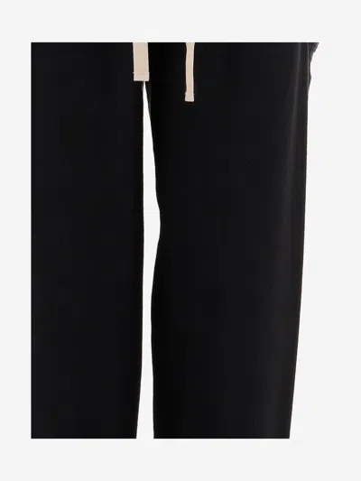 Jil Sander Logo-embroidered Track Pants In Black