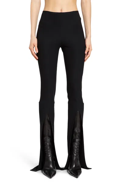 Nensi Dojaka Fitted Trousers With Front Split In Blue