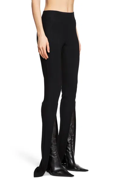 Nensi Dojaka Fitted Trousers With Front Split In Blue