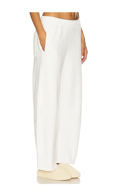 Citizen Of Humanity Miro Cotton-jersey Barrel-leg Track Pants In White