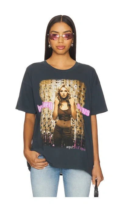 Daydreamer Britney Spears Oops I Did It Again Merch Tee In Blue