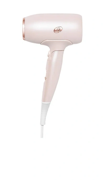 T3 Afar Lightweight Travel Size Hair Dryer In Satin Blush