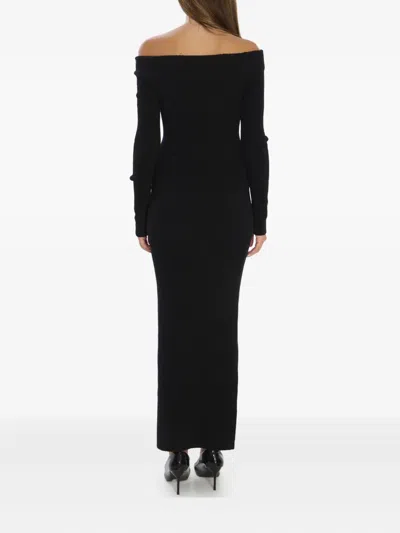 Max Mara Arnes 1234 Sheath Dress In Wool And Cachemire In Black