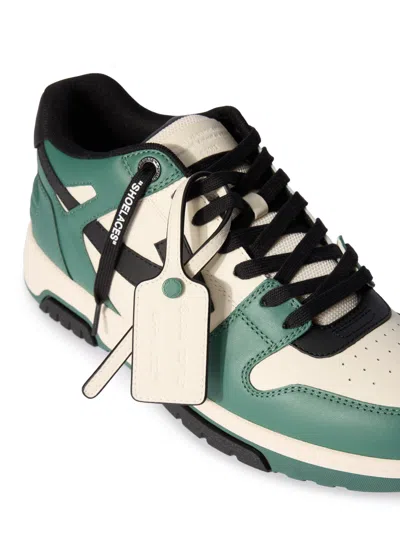 Off-white Out Of Office Sneakers In Green