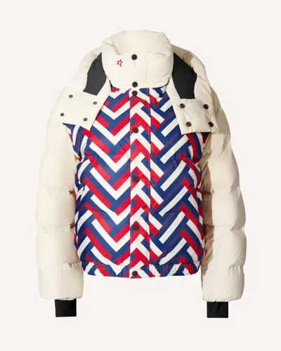 Perfect Moment Moments Down Ski Jacket With Detachable Hood In Multi