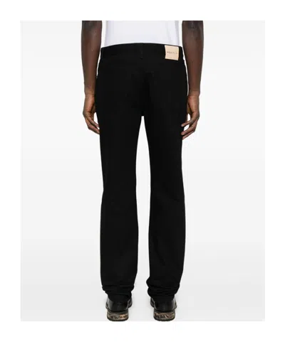 Alexander Mcqueen Men Straight Jeans In Black