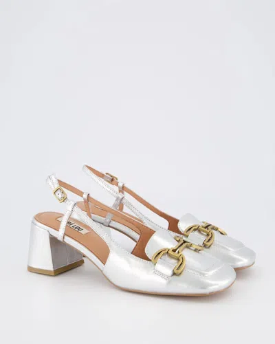 Bibi Lou Dames Salones Slingback Pumps In Silver