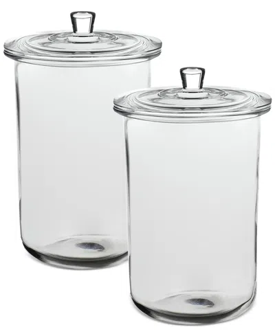 Anchor Hocking 2-pc. Goode Sundry Lidded Canister Set In Transparent