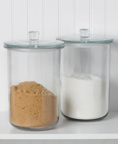 Anchor Hocking 2-pc. Goode Sundry Lidded Canister Set In Transparent