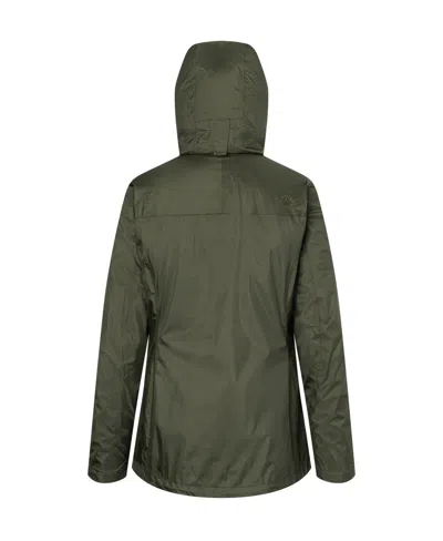 Marmot Women's Precip Eco Hooded Collar Jackets In Black