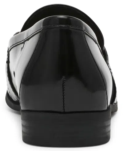 Anne Klein Korrie Womens Buckle Man Made Loafers In Black