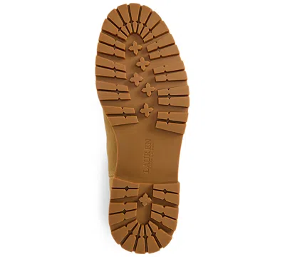 Ralph Lauren Women's Allyson Block Heel Chelsea Boots In Brown