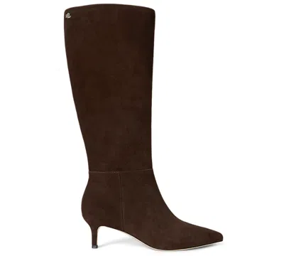 Ralph Lauren Women's Mckay Tall Boots In Burgundy