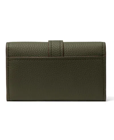 Michael Kors Nolita Medium Flap Trifold Wallet In Black