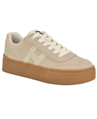 Tommy Hilfiger Celmi Platform Sneaker In Brown