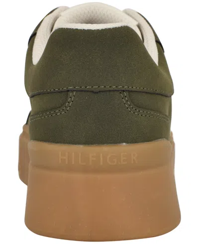 Tommy Hilfiger Women's Celmi Lace-up Fashion Sneakers In Green