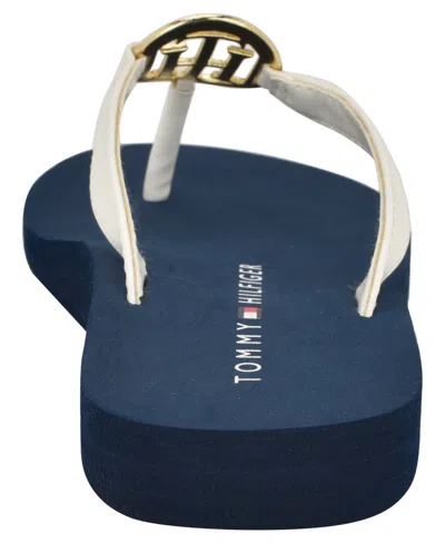 Tommy Hilfiger Women's Crelina Logo Flip Flop Sandals In Blue