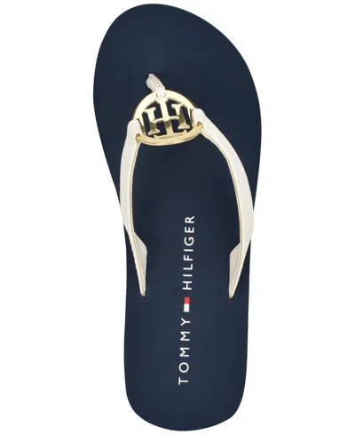 Tommy Hilfiger Women's Crelina Logo Flip Flop Sandals In Blue