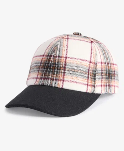 On 34th Plaid Baseball Cap, Macy's Exclusive In Black