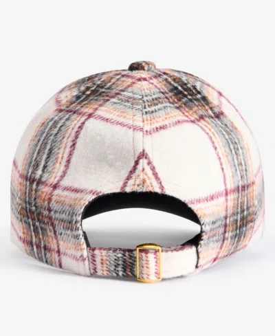 On 34th Plaid Baseball Cap, Macy's Exclusive In Black