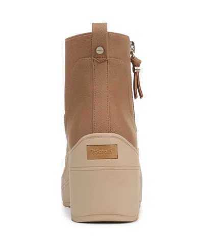 Dr. Scholl's Women's Time Off Up Zip Platform Short Boots In Multi