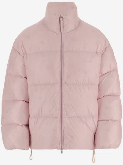 Jil Sander Nylon Down Jacket In Multi