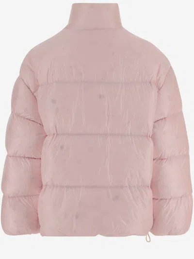 Jil Sander Nylon Down Jacket In Multi