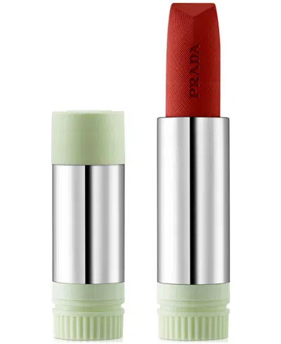 Prada Beauty Monochrome Hyper Matte Refillable Lipstick Refill B03 Mahogany 0.13 oz