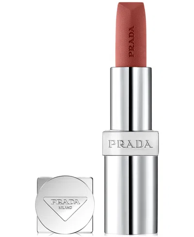Prada Beauty Monochrome Soft Matte Refillable Lipstick In Brown