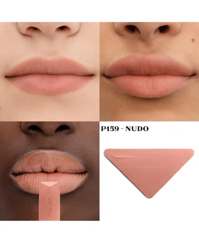 Prada Beauty Monochrome Soft Matte Refillable Lipstick In Neutral