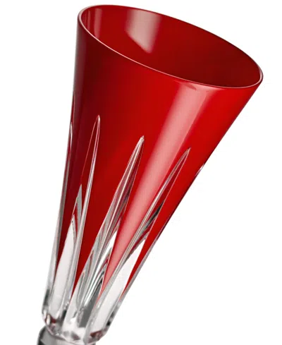 Waterford New Year Firework Flutes, Set Of 2 In Red