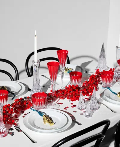 Waterford New Year Firework Flutes, Set Of 2 In Red