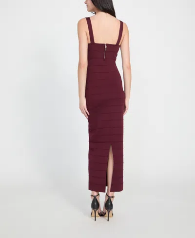 Guess Women's Bandage Maxi Dress In Burgundy