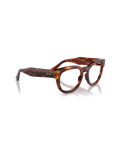 Ray Ban Unisex Mega Hawkeye Optics Eyeglasses, Rb0298v In Brown