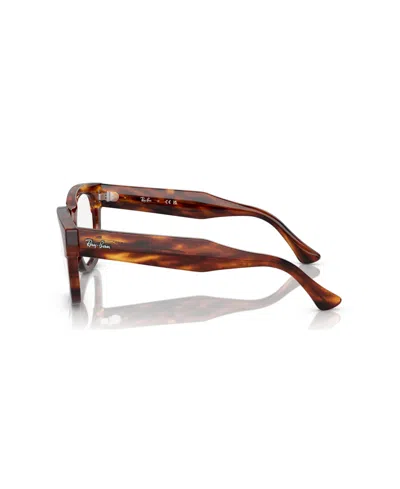 Ray Ban Unisex Mega Hawkeye Optics Eyeglasses, Rb0298v In Brown