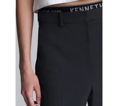 Kenneth Cole Women's Flannel Wide-leg Pant In Gray