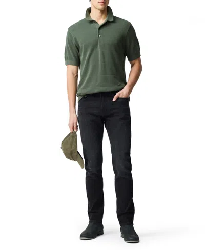 Rodd & Gunn Lyell Tapered Stretch Cotton Jeans In Black