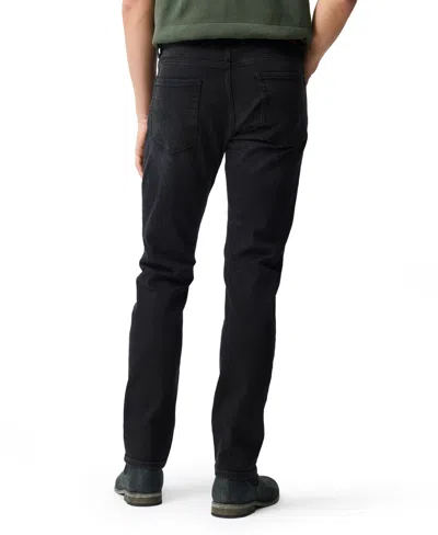 Rodd & Gunn Lyell Tapered Stretch Cotton Jeans In Black